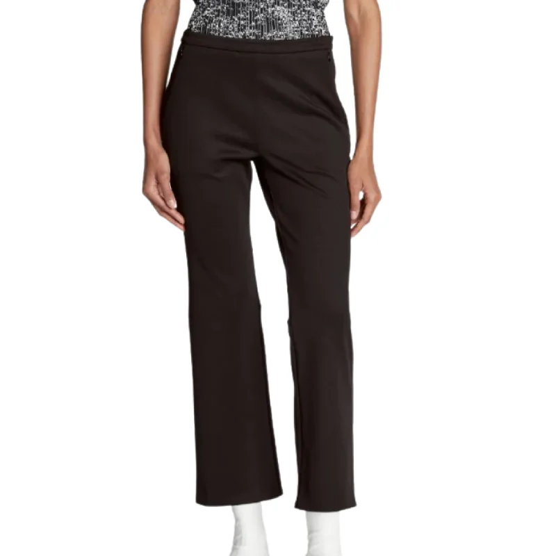 Scuba Cropped Flare Pant