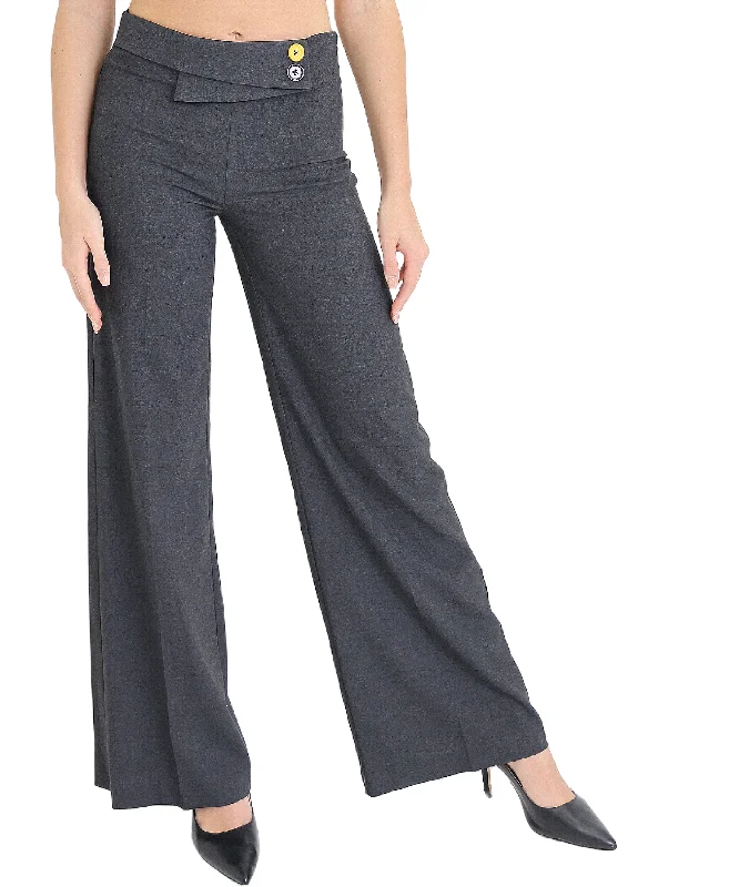 Solid Pants w/ Buttons