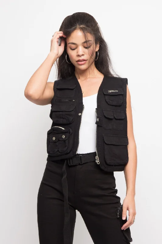 Utility Zipper Pocket Vest