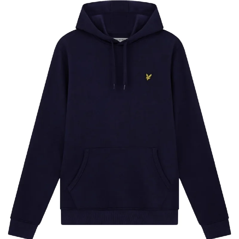 Lyle Scott Branded Dark Navy Pull Over Hoodie