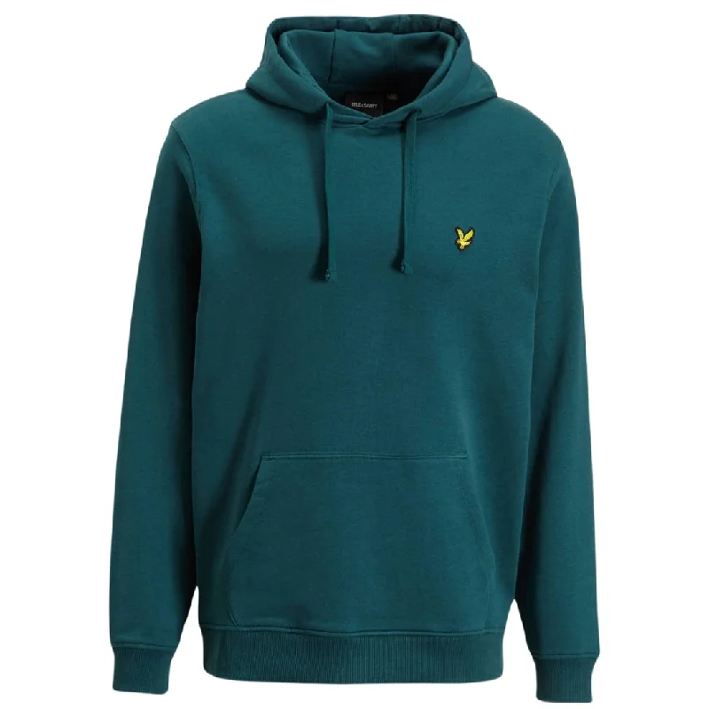 Lyle Scott Branded Malachite Green Pull Over Hoodie