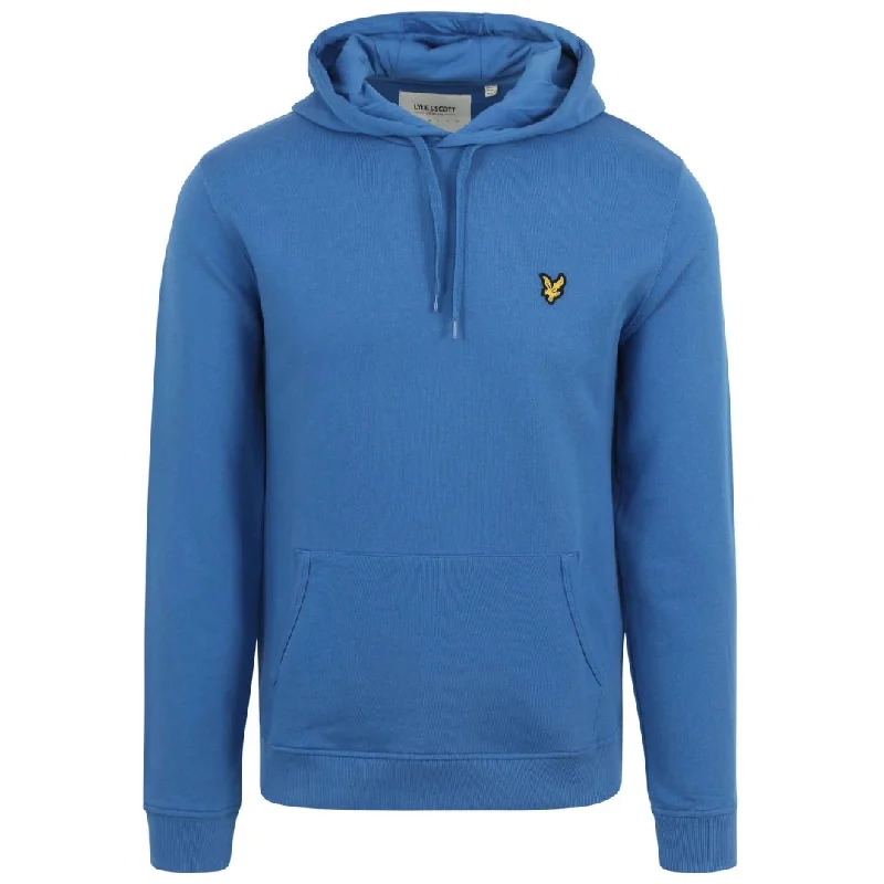 Lyle Scott Branded Spring Blue Pull Over Hoodie