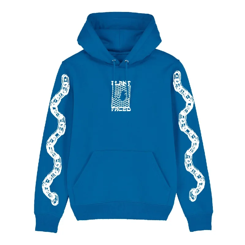 Make The Connection Hoodie - Blue - ORGANIC X RECYCLED