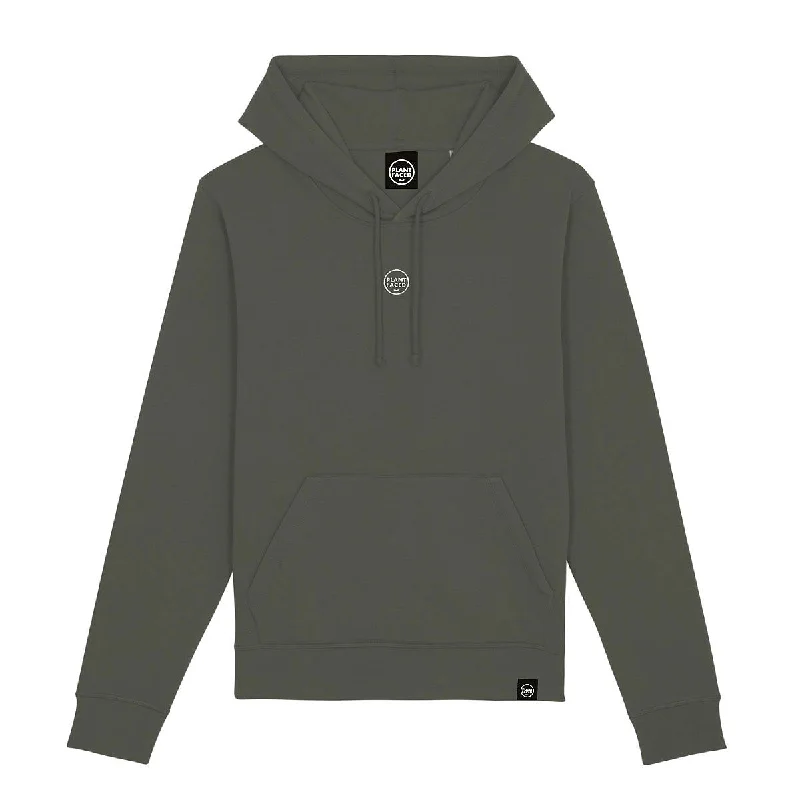 The Classics Hoodie - Embroidered Logo - Olive Green - ORGANIC X RECYCLED