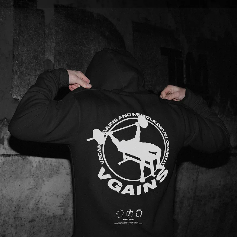 VGAINS Emblem Hoodie - Black