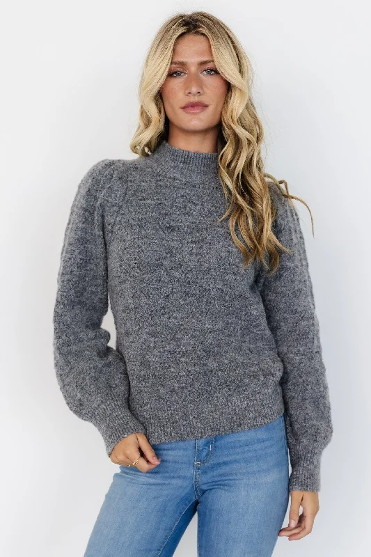 Grayson Sweater | Charcoal