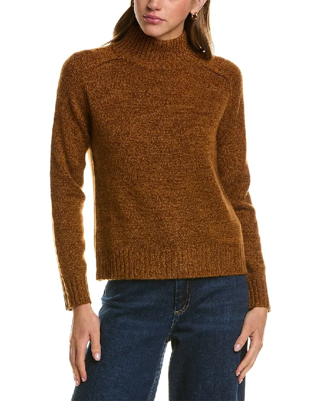 Hannah Rose Turtleneck Wool & Cashmere-Blend Sweater