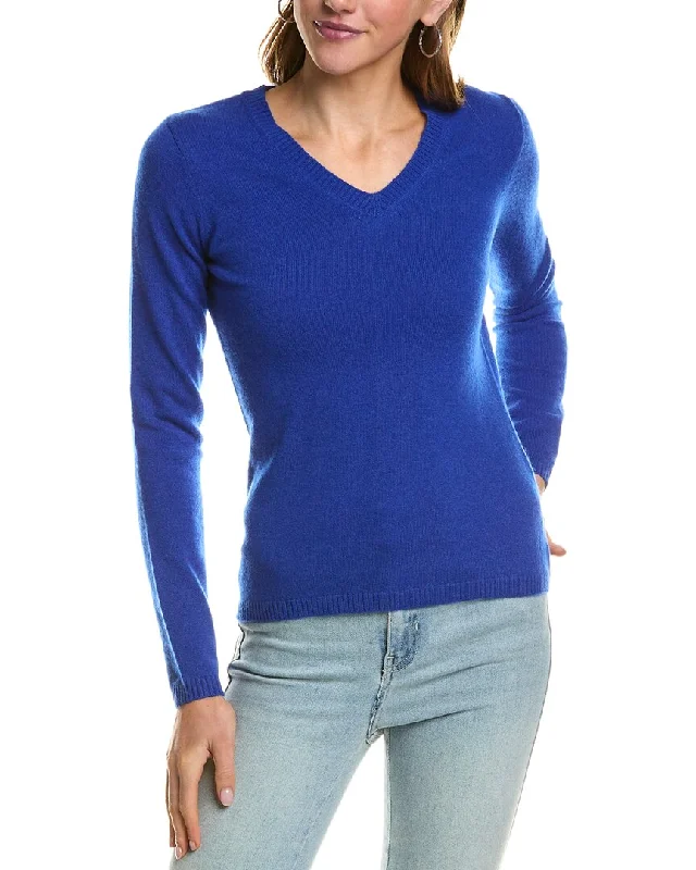 InCashmere V-Neck Cashmere Sweater