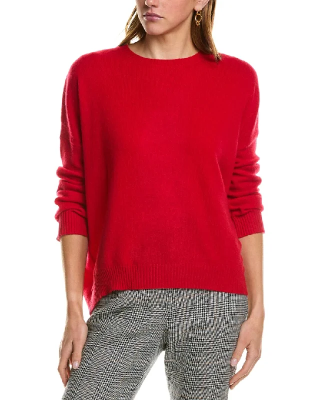 Kier + J Dropped-Shoulder Dolman Cashmere Sweater