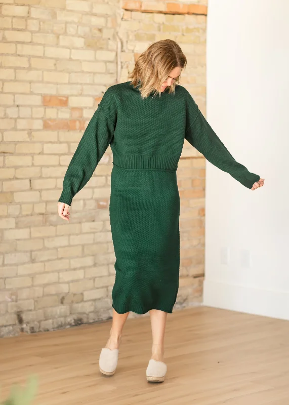 Cali Mockneck Sweater Skirt Set