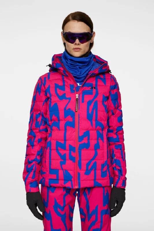 Women's Thermic Print Down Jacket