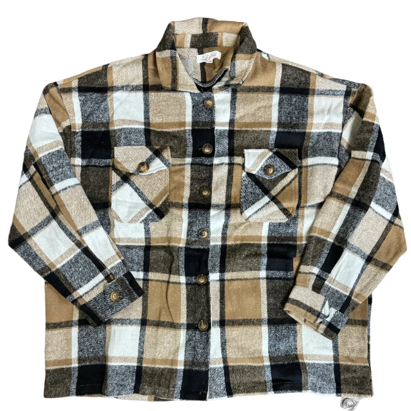 Brown Plaid Shacket