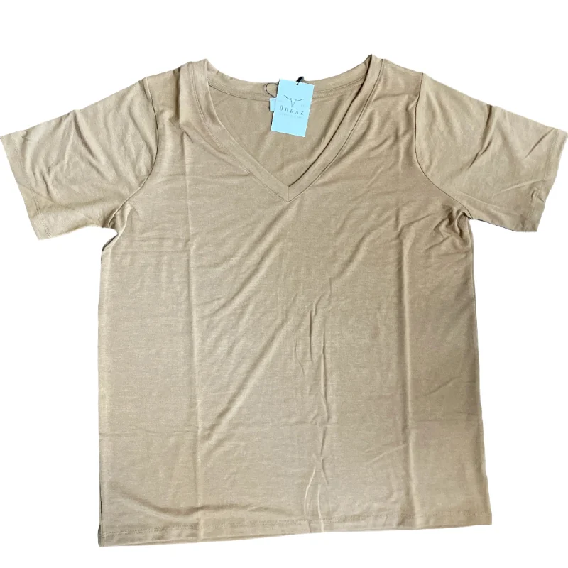 Camel V-Neck