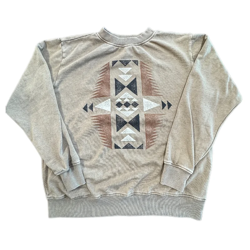 Taupe Mineral Graphic Sweatshirt