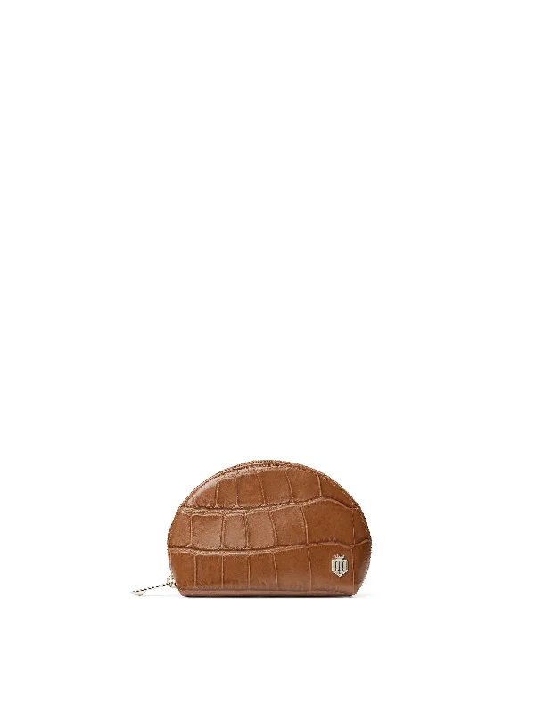 Chiltern Coin Purse - Tan Croc