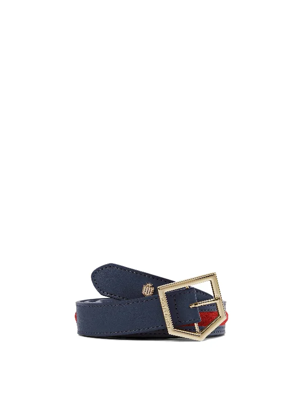 Hampton Belt - British Equestrian Red & Navy